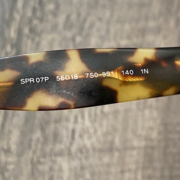 PRADA SPR 07P 7S0 9S1 Sunglasses Tortoise - Picture 7 of 7